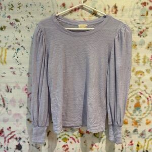 Nation LTD Light Purple Long Sleeve Blouse